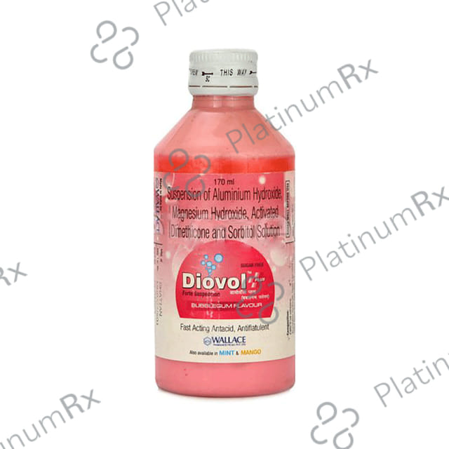 Diovol Plus Forte Bubblegum Suspension 170ml