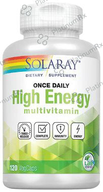 Solaray Once Daily High Energy Multivitamin Veg Cap