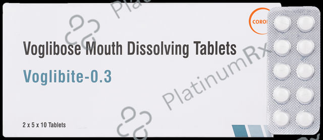 Voglibite 0.3mg Tablet MD 10s