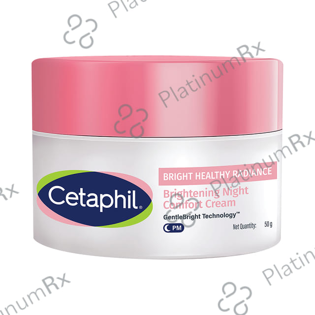 Cetaphil Brightening Night Comfort Cream For Sensitive Skin 50gm