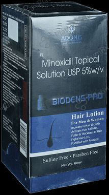 Biodens Pro 5% Hair Lotion Solution 60ml