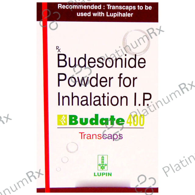 Budate 400mcg Transcaps 30s