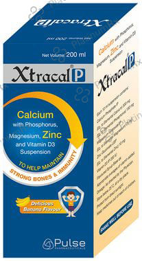 Xtracal P Oral Suspension Delicious Banana 200ml