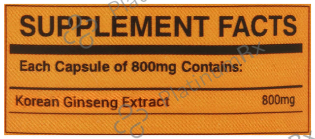 Goodlife Nutrition Ginseng Extract Capsule
