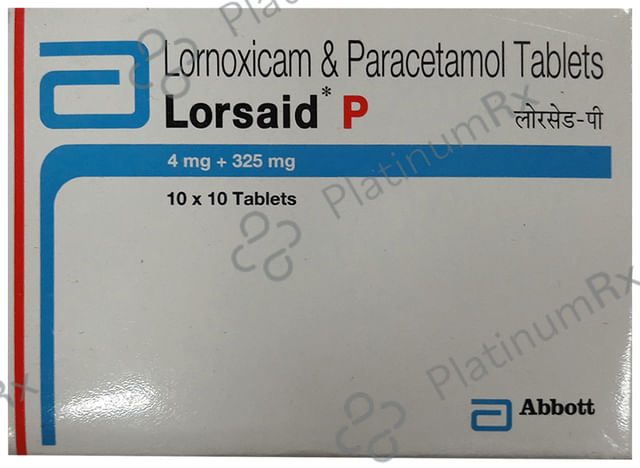 Lorsaid P 4/325mg Tablet 10s