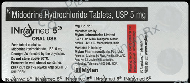 Inramed 5mg Tablet 10s