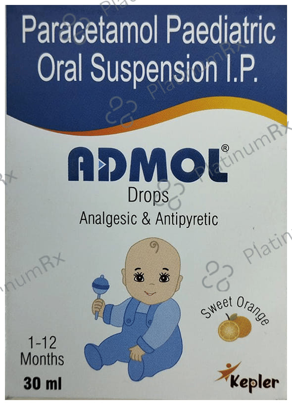 Admol 100mg Sweet Orange Flavour Drop 30ml