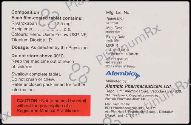 Cameriv 2.5mg Tablet