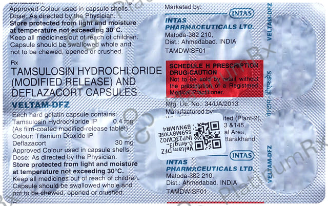 Veltam DFZ 0.4/30mg Capsule MR 10s