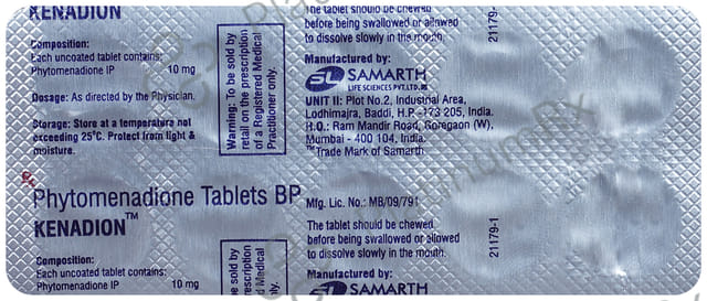 Kenadion 10mg Tablet 10s