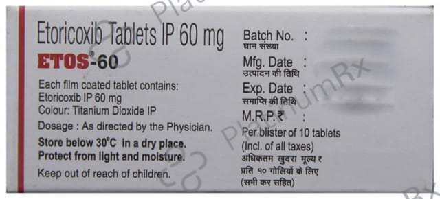 Etos 60mg Tablet 10s
