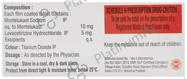 Lesite 5/10mg M Tablet 10s