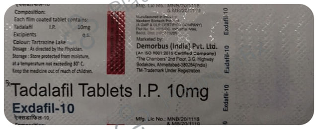 Exdafil 10 Tablet