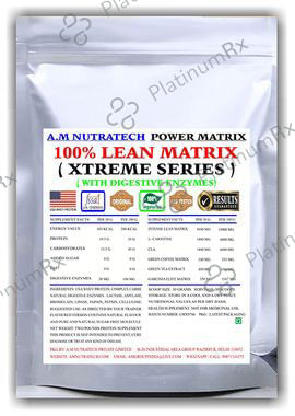 A.M Nutratech Power Matrix 100% Lean Matrix Xtreme Series Powder 2lb