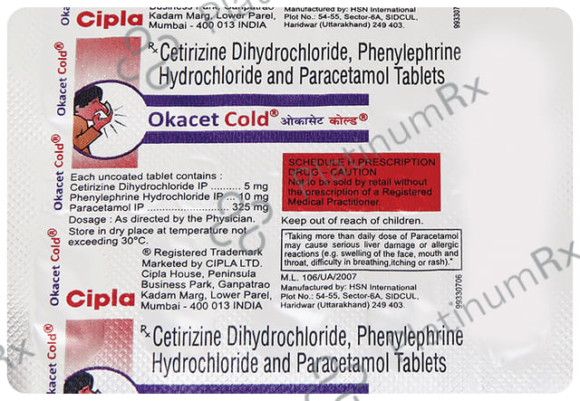 Okacet Cold Tablet