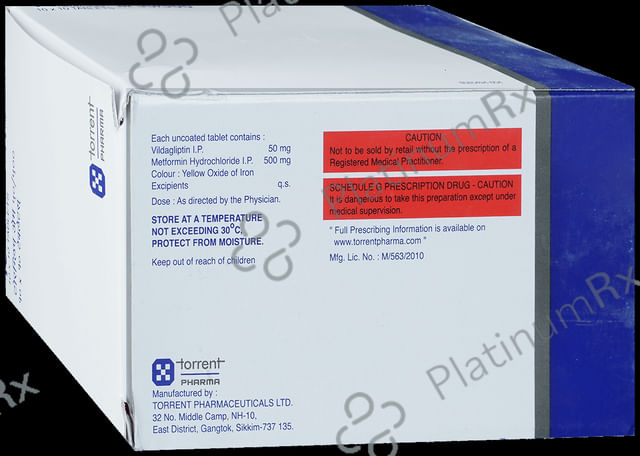 Torglip M 50/500mg Tablet 10s