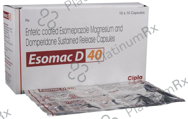 Esomac D 40/30mg Capsule SR 10s