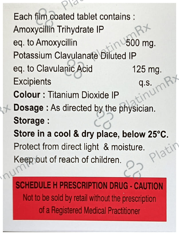 Zonmox-CV 625 Tablet