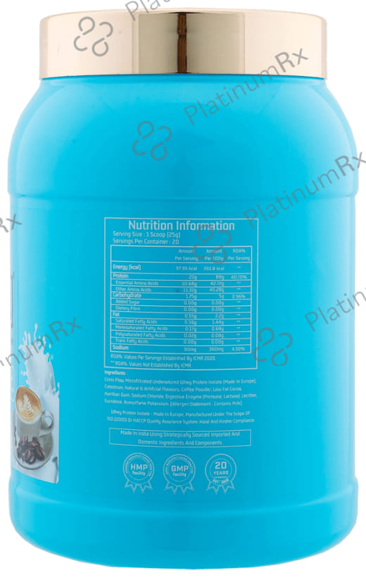 Myfitness iWhey - H2O Powder Cafe Paradise 500 gm