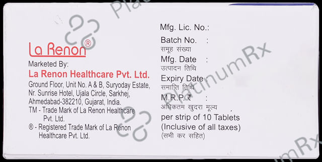 Leptomate 25mg Tablet 10s