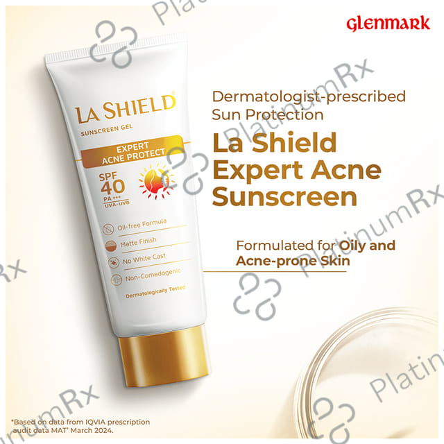 LA Shield SPF 40 PA+++ Gel 50gm