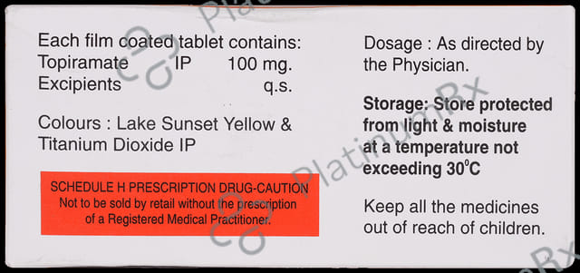 Topamed 100mg Tablet 10s