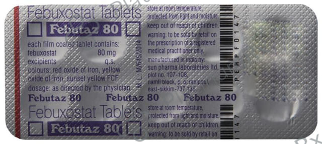 Febutaz 80mg Tablet 10s