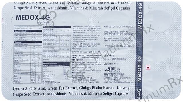 Medox 4G Soft Gelatin Capsule 10s