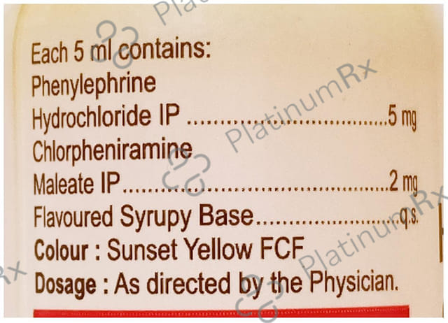 Spid 2/5mg Cold Syrup 60ml