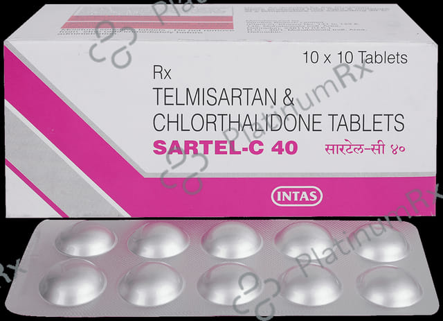 Sartel C 40 12.5/40mg Tablet 10s