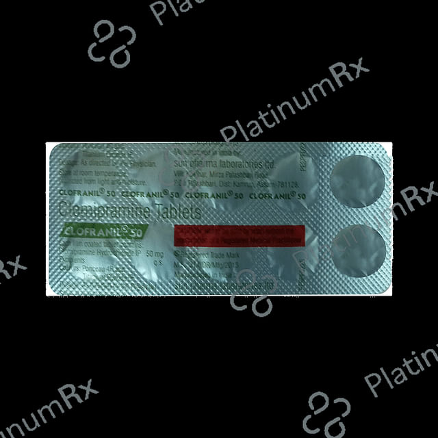 Clofranil 50mg Tablet 10s