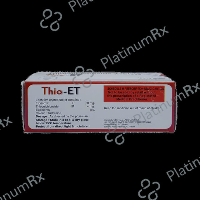 Thio ET 60/4mg Tablet 10s