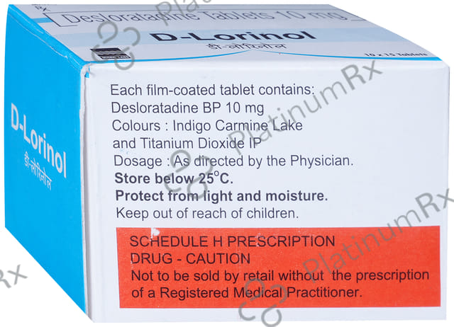 D Lorinol 10mg Tablet 15s