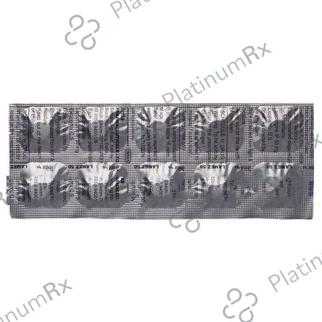 Lamez 50mg Tablet DT 10s
