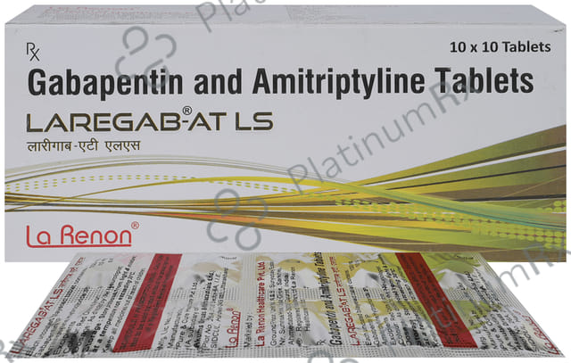 Laregab AT LS 100/10mg Tablet 10s