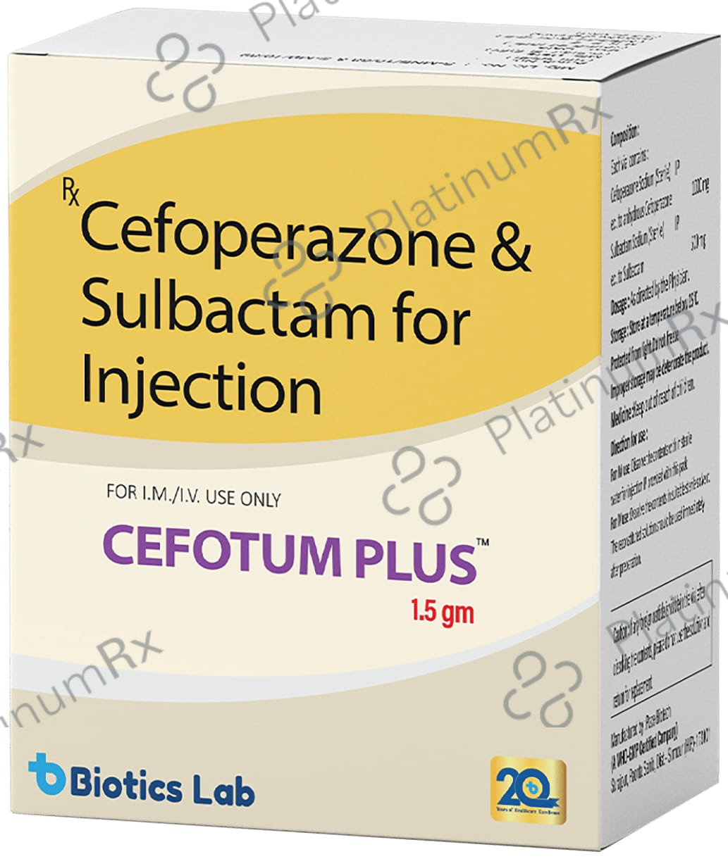 Cefotum Plus 1000mg/500mg Injection