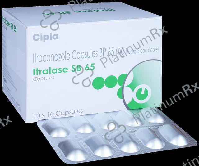 Itralase SB 65mg Capsule 10s