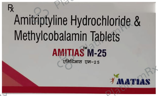 Amitias M 25mg Tablet 10s