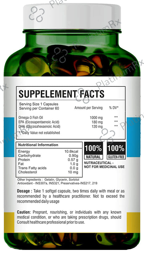 Nutri Born Omega 3 Fish Oil Softgel 60s