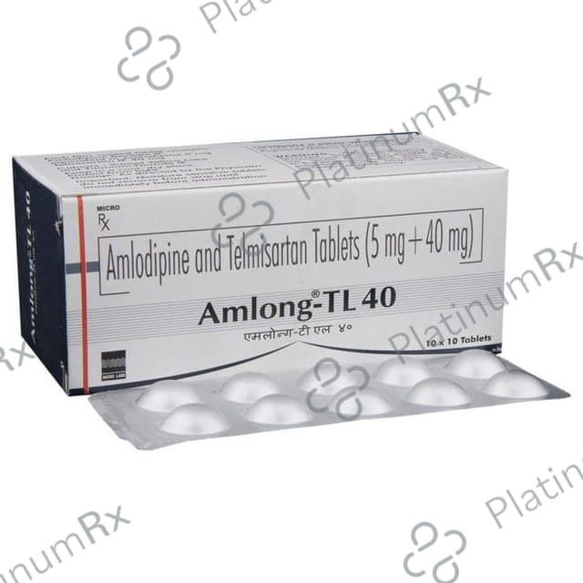 Amlong TL 40/5mg Tablet 10s