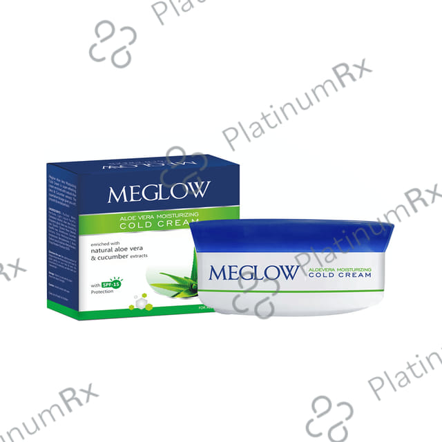 Meglow Aloevera Moisturizing Cold SPF 15 Cream 50gm