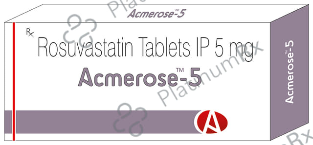 Acmerose 5mg Tablet 10s Acmedix Pharma LLP