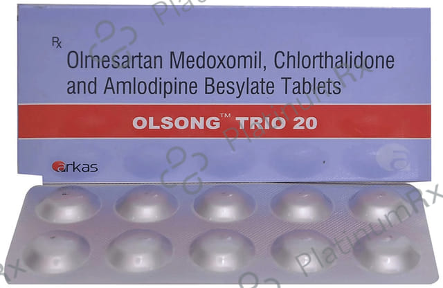Olsong Trio 20mg/5mg/12.5mg Tablet