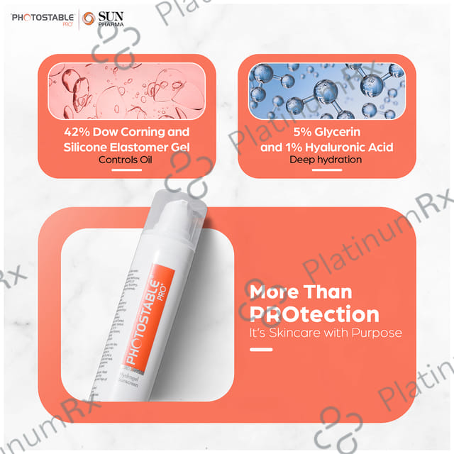 Photostable Pro Plus Spf 80 Sunscreen Gel 50gm