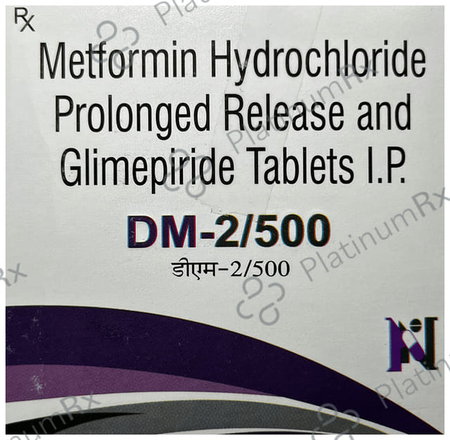 DM 2/500mg Tablet PR 10s