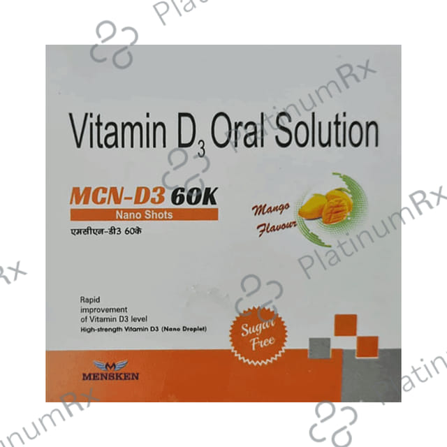 MCN-D3 60K Nano Shots Mango Flavoured Sugar Free