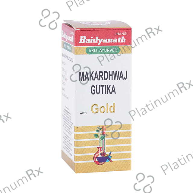 Baidyanath (Jhansi) Makardhwaj Gutika with Gold 1 gm