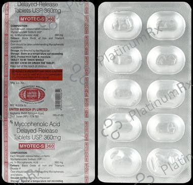 Myotec S 360mg Tablet