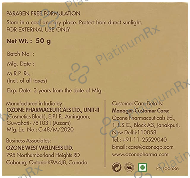 Ozone Glo Radiance Butter Blend Massage Cream 200 gm