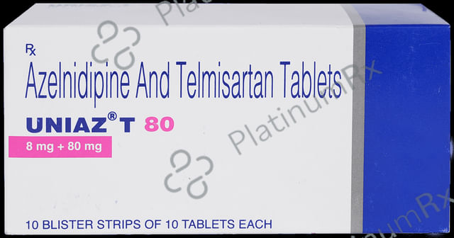 Uniaz T 80/8mg Tablet 10s